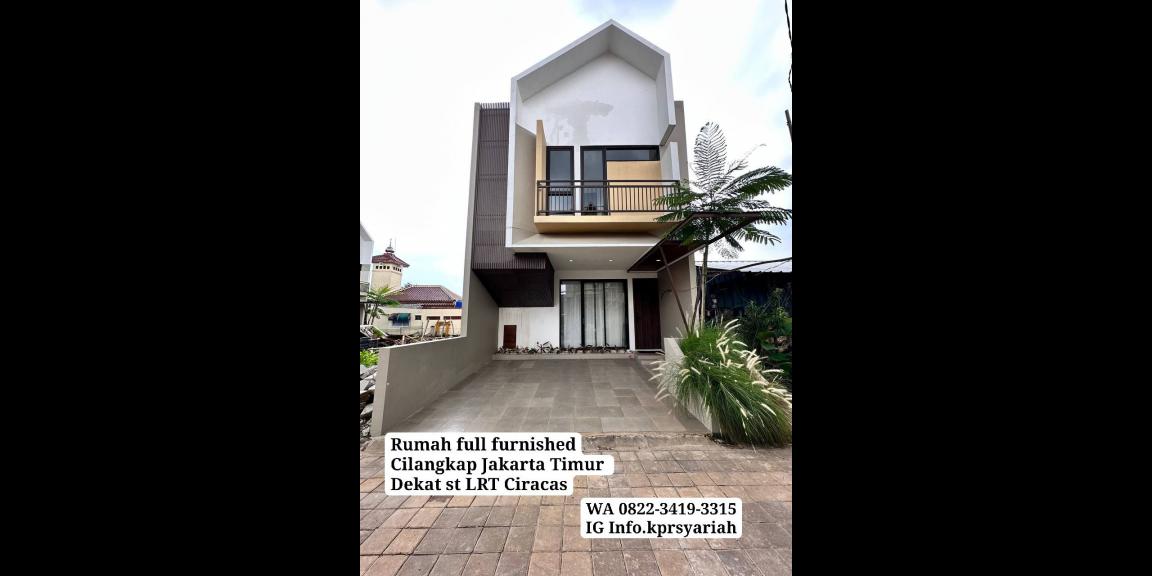 Rumah 2lantai full furnished Cilangkap jakarta timur dekat LRT Ciracas Rumah 2lantai full furnished Cilangkap jakarta timur dekat LRT Ciracas