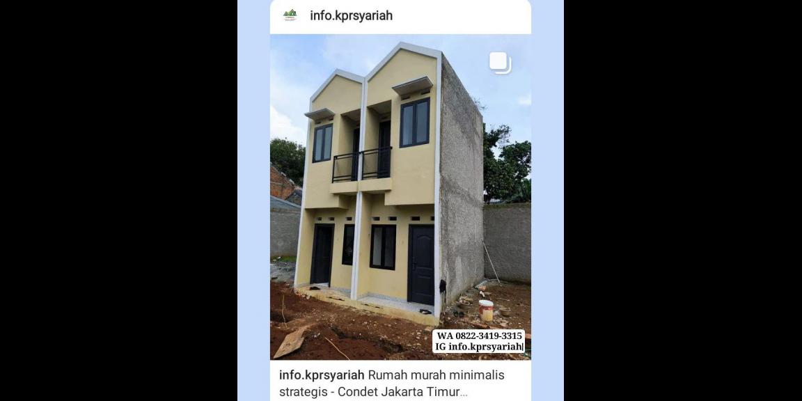 Rumah murah scandinavian Condet Jakarta Timur Rumah murah scandinavian Condet Jakarta Timur
