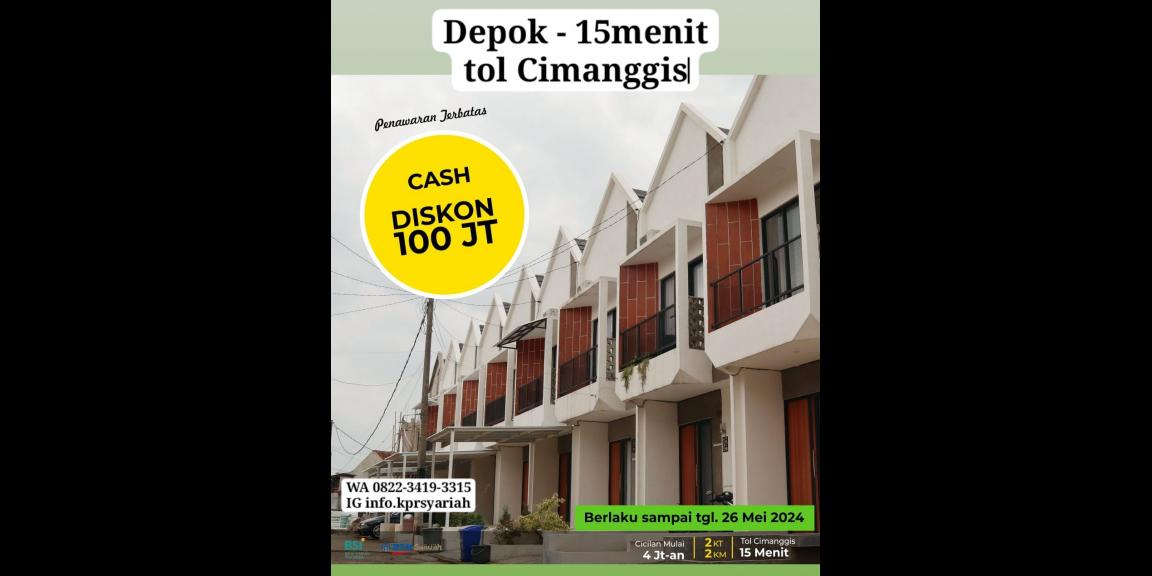 Rumah 2lantai Cilangkap Depok akses tol Cimanggis Rumah 2lantai Cilangkap Depok akses tol Cimanggis