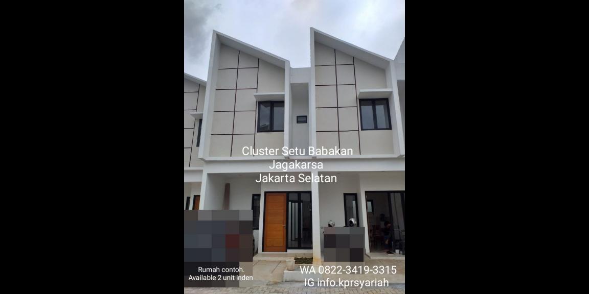 Rumah inden Cluster Jagakarsa Jakarta Selatan dekat Setu Babakan Rumah inden Cluster Jagakarsa Jakarta Selatan dekat Setu Babakan