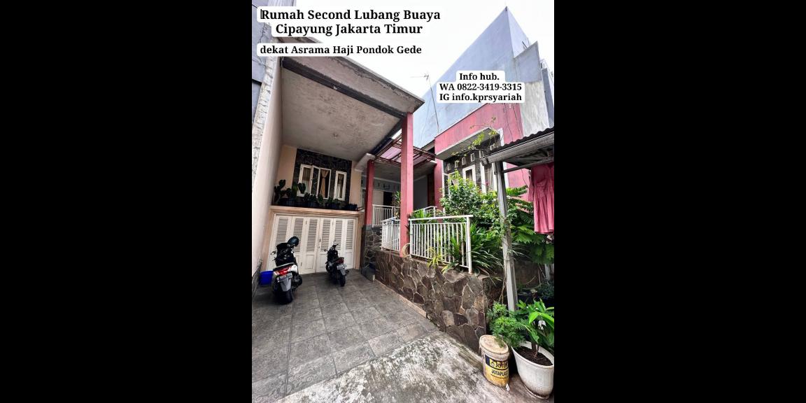 Rumah Second Lubang Buaya Jakarta Timur dekat Asrama Haji Rumah Second Lubang Buaya Jakarta Timur dekat Asrama Haji