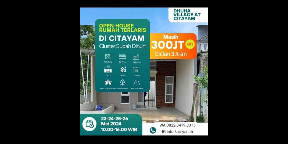 Rumah Cluster dilewati angkot pinggir jalan Citayam dekat Depok Rumah Cluster dilewati angkot pinggir jalan Citayam dekat Depok