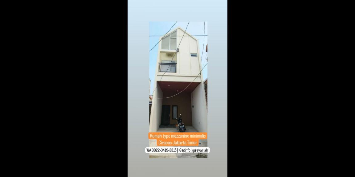 Rumah type mezzanine minimalis dijual area Ciracas Jakarta Timur Rumah type mezzanine minimalis dijual area Ciracas Jakarta Timur