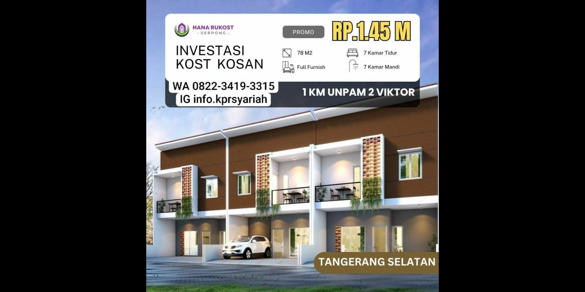 Rumah Kost dekat Unpam 2 Victor Pamulang Tangerang Selatan Rumah Kost dekat Unpam 2 Victor Pamulang Tangerang Selatan