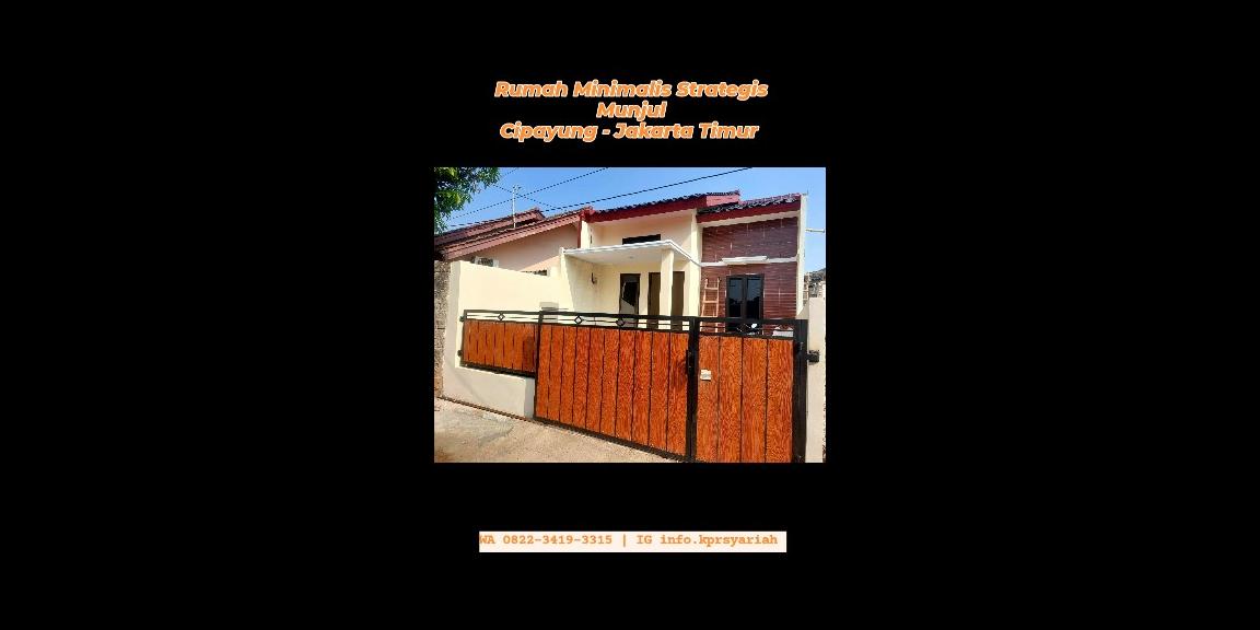 Rumah minimalis dekat jalur angkot Munjul Cipayung Jakarta Timur Rumah minimalis dekat jalur angkot Munjul Cipayung Jakarta Timur
