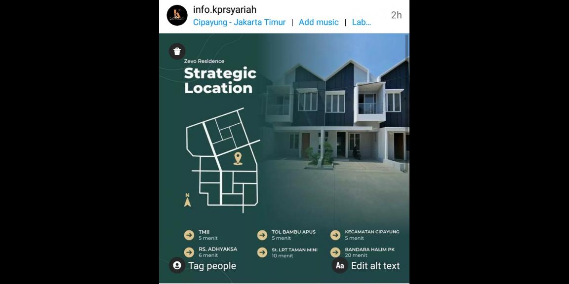 Rumah Strategis Ceger Cipayung Jakarta Timur dekat tol Rumah Strategis Ceger Cipayung Jakarta Timur dekat tol