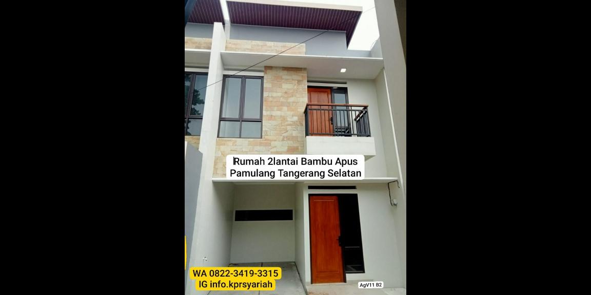 Rumah 2lantai Bambu Apus Pamulang Tangerang Selatan sisa 1 unit lagi Rumah 2lantai Bambu Apus Pamulang Tangerang Selatan sisa 1 unit lagi