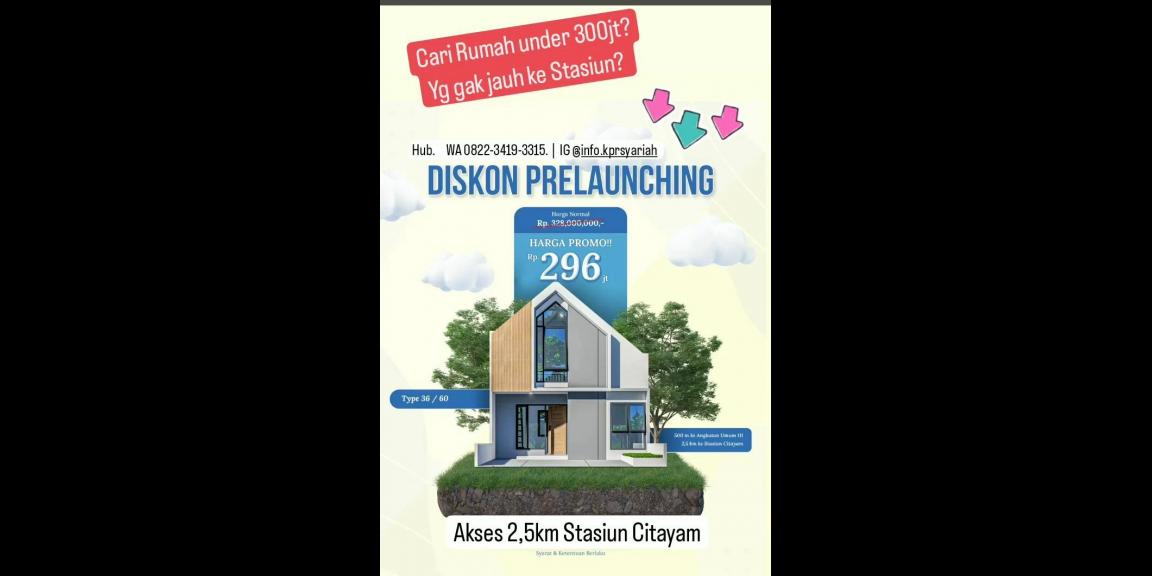 Rumah mezzanine Ragajaya Village dekat stasiun Citayam Bogor Rumah mezzanine Ragajaya Village dekat stasiun Citayam Bogor
