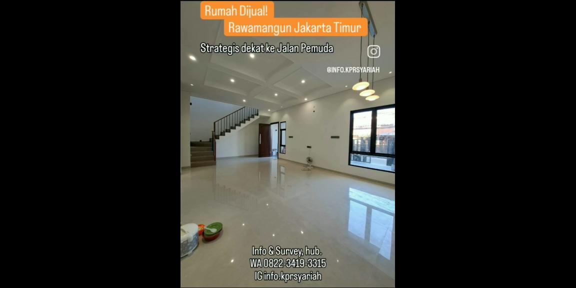 Rumah baru minimalis elegan Rawamangun Jakarta Timur Rumah baru minimalis elegan Rawamangun Jakarta Timur