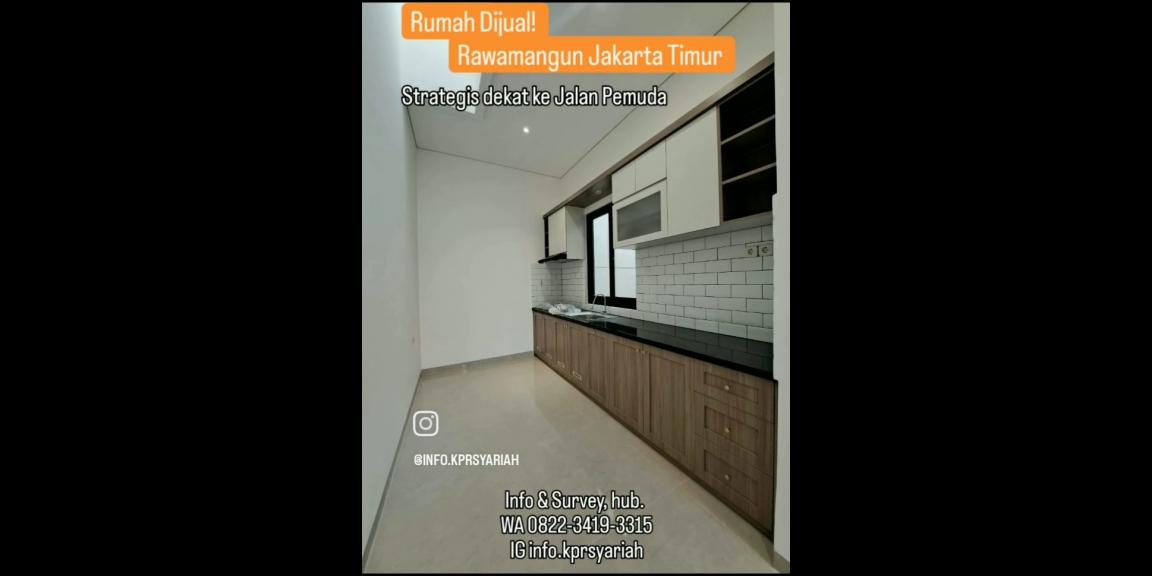 Rumah baru minimalis elegan Rawamangun Jakarta Timur Rumah baru minimalis elegan Rawamangun Jakarta Timur