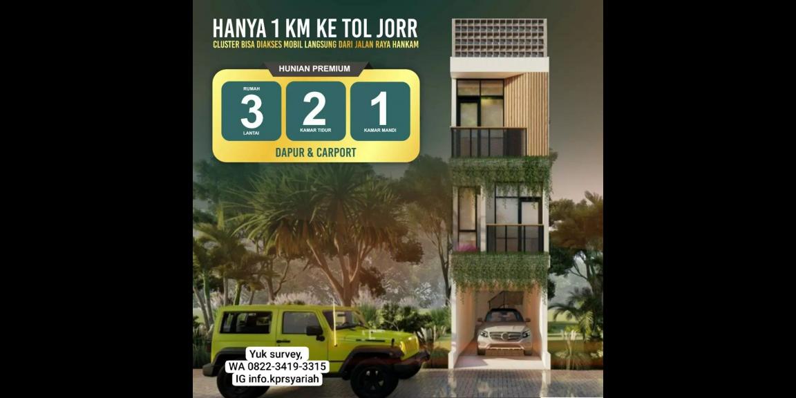 Minihouse 3 lantai strategis Cipayung Jakarta Timur dekat terusan Mabes Minihouse 3 lantai strategis Cipayung Jakarta Timur dekat terusan Mabes