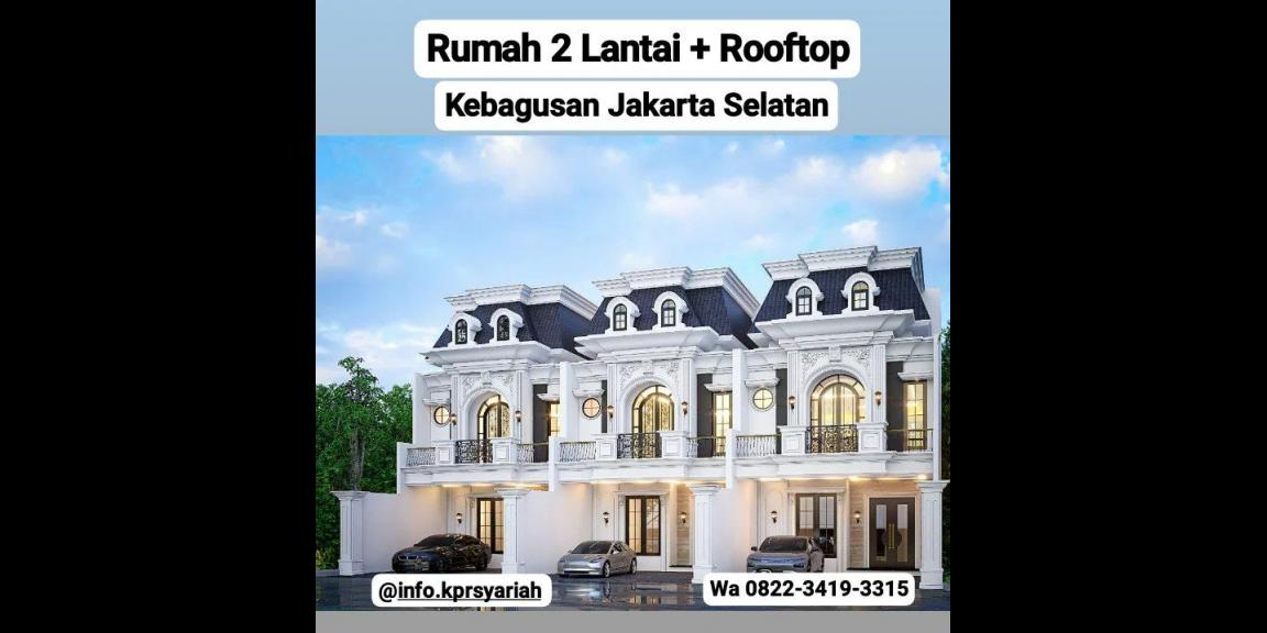 Rumah 2lantai bonus Rooftop dekat KRL Kebagusan Jagakarsa Jakarta Selatan  Rumah 2lantai bonus Rooftop dekat KRL Kebagusan Jagakarsa Jakarta Selatan