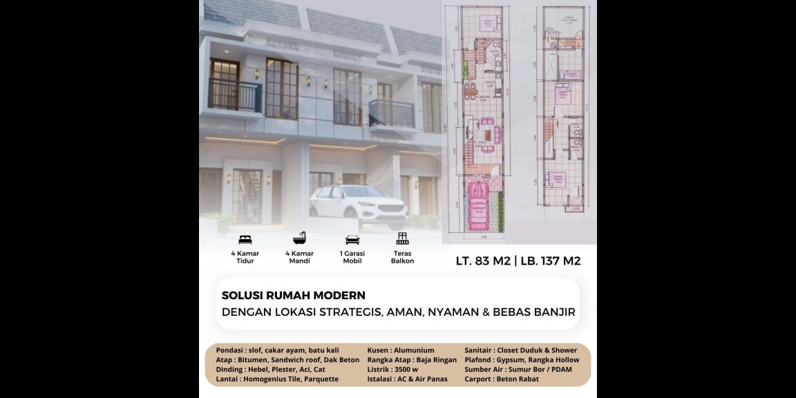 Rumah 2lantai Klender Duren Sawit Jakarta Timur dekat stasiun dan busway Rumah 2lantai Klender Duren Sawit Jakarta Timur dekat stasiun dan busway