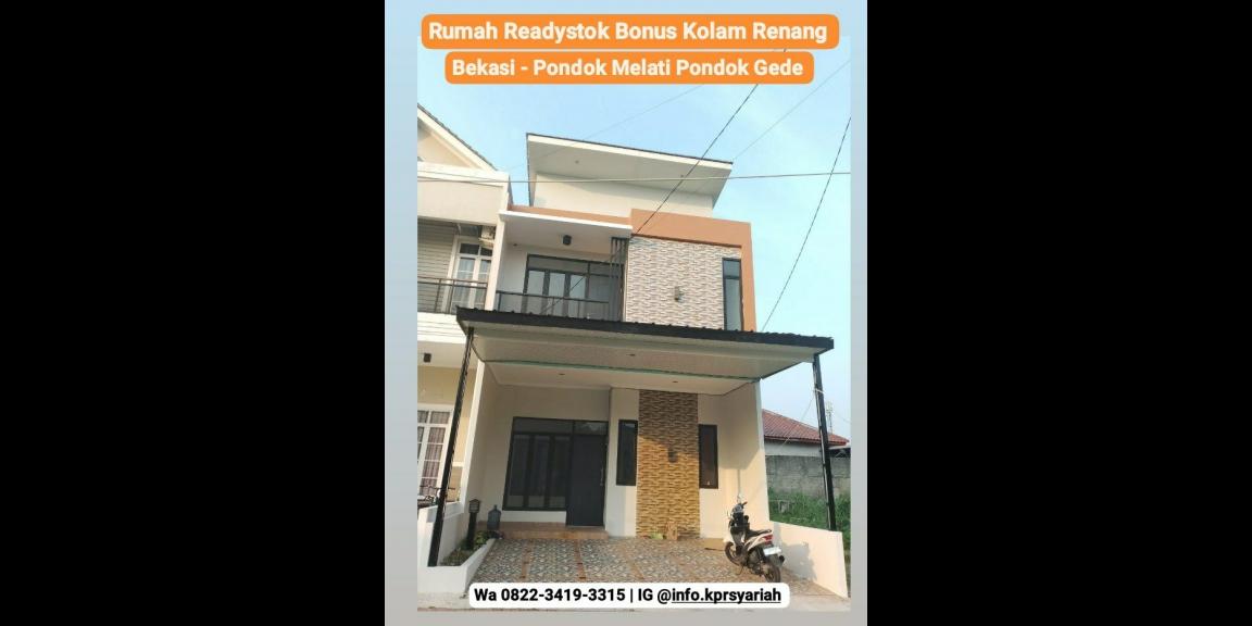 Rumah ready 2lantai bonus kolam renang Pondok Melati Bekasi Rumah ready 2lantai bonus kolam renang Pondok Melati Bekasi
