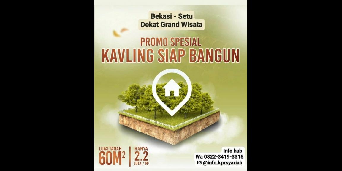 Tanah kavling siap bangun perumahan dekat tol grand wisata Bekasi Tanah kavling siap bangun perumahan dekat tol grand wisata Bekasi