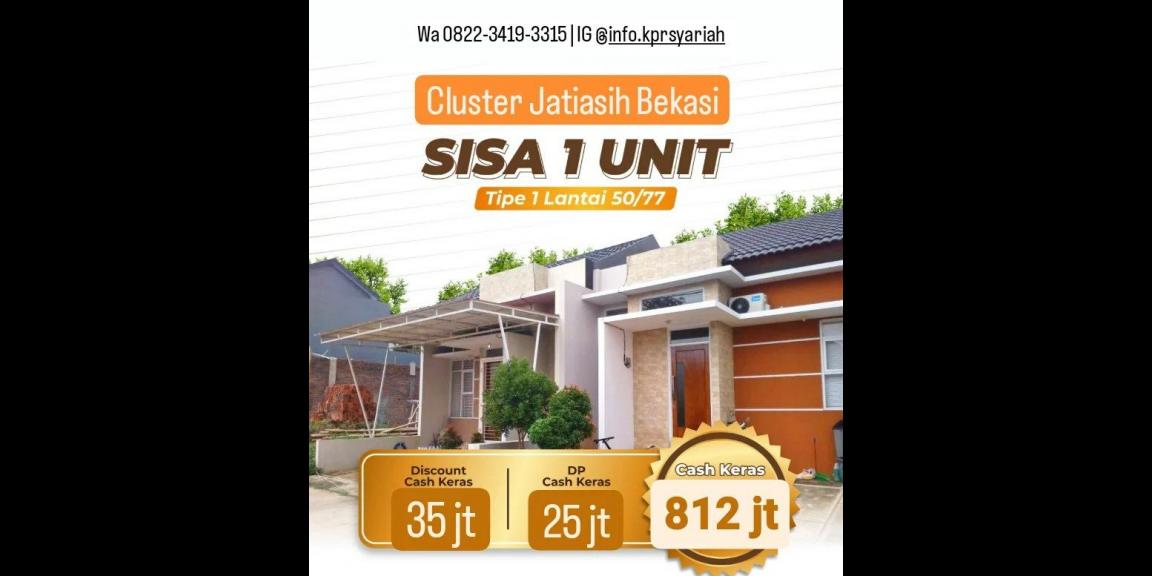 Cluster Jatiluhur strategis dekat tol Jatiasih Bekasi Cluster Jatiluhur strategis dekat tol Jatiasih Bekasi