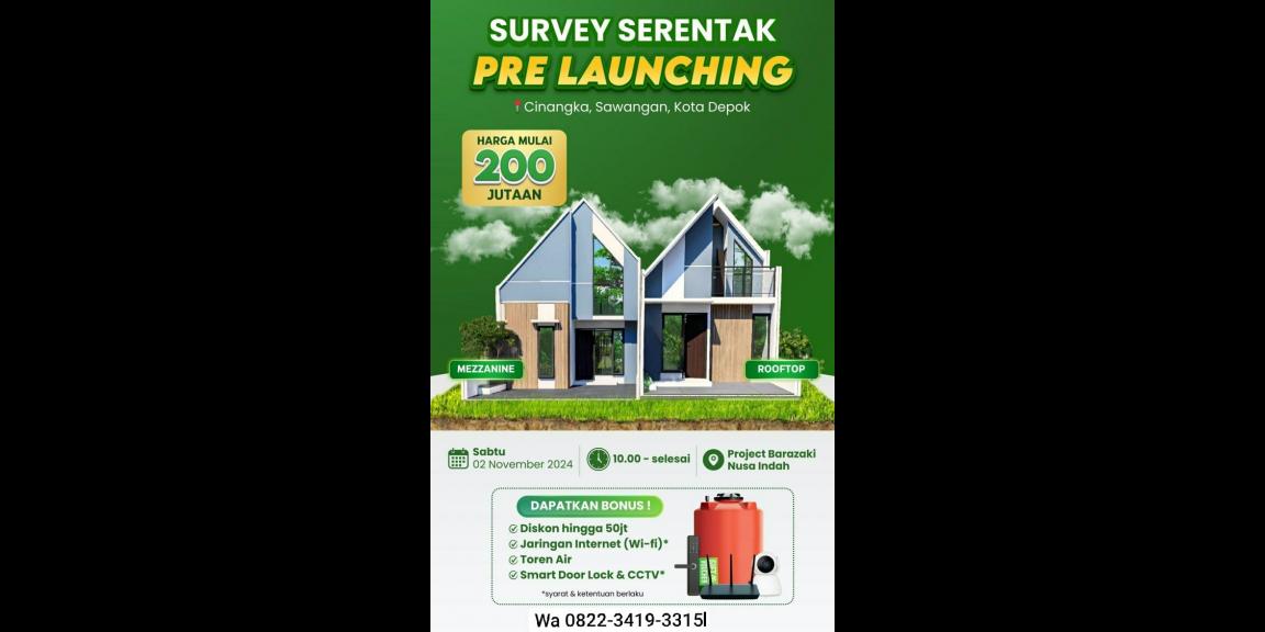 Hunian muslim desain Scandinavian Cinangka Sawangan Depok Hunian muslim desain Scandinavian Cinangka Sawangan Depok