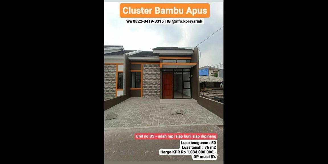 Bambu Apus Cipayung - hanya 1,5km Mabes TNI Bambu Apus Cipayung - hanya 1,5km Mabes TNI