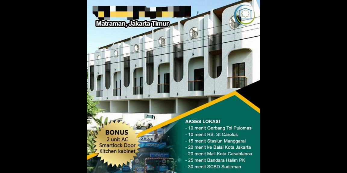 Perumahan Strategis Utan Kayu Matraman Jakarta Timur dekat tol Pulomas Perumahan Strategis Utan Kayu Matraman Jakarta Timur dekat tol Pulomas