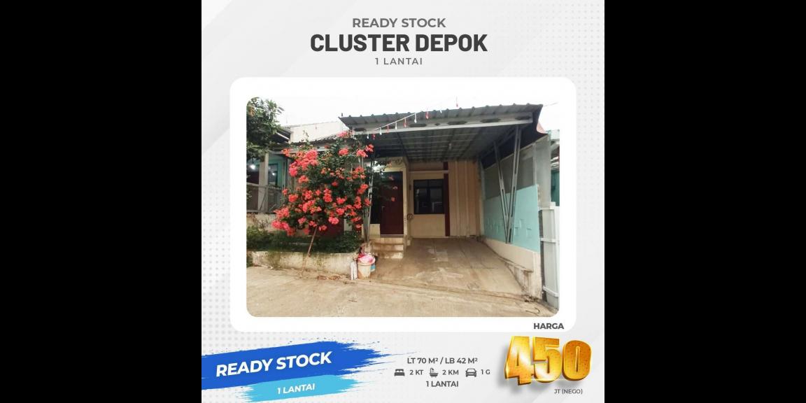 Rumah ready 1lantai Cluster Cipayung Depok Rumah ready 1lantai Cluster Cipayung Depok