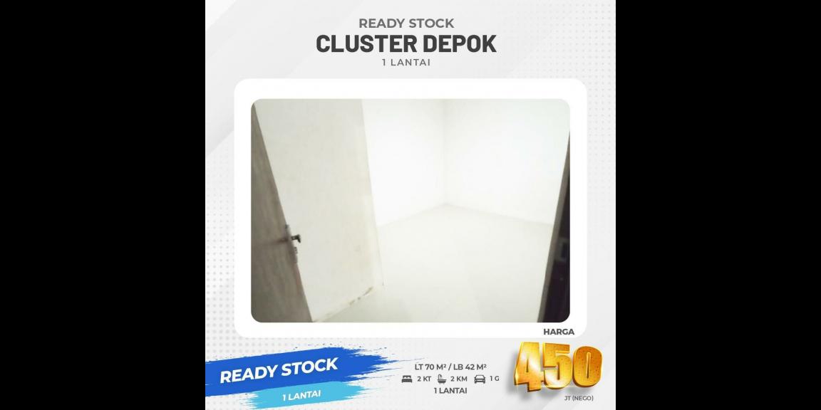 Rumah ready 1lantai Cluster Cipayung Depok Rumah ready 1lantai Cluster Cipayung Depok