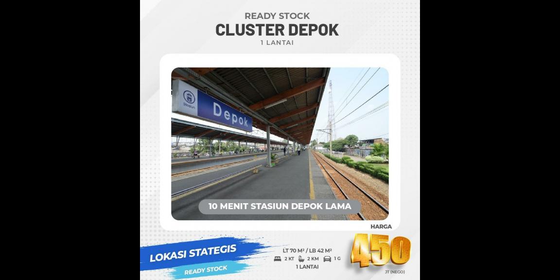 Rumah ready 1lantai Cluster Cipayung Depok Rumah ready 1lantai Cluster Cipayung Depok