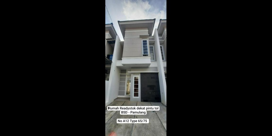 Rumah readystok dekat pintu tol BSD Pamulang Tangerang Selatan Rumah readystok dekat pintu tol BSD Pamulang Tangerang Selatan