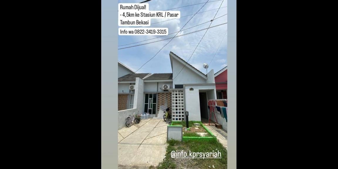 Rumah dijual perumahan Tambun Residence Bekasi Rumah dijual perumahan Tambun Residence Bekasi