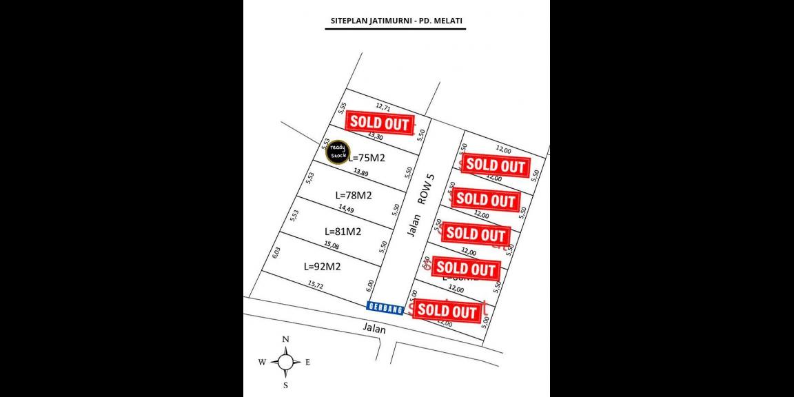 Minicluster Jatimurni Bekasi dekat Raya Hankam Ujung Aspal Minicluster Jatimurni Bekasi dekat Raya Hankam Ujung Aspal