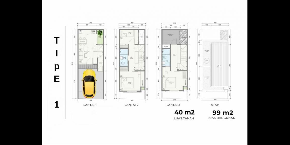 Hunian modern 3lantai Johar Baru Jakarta Pusat Hunian modern 3lantai Johar Baru Jakarta Pusat