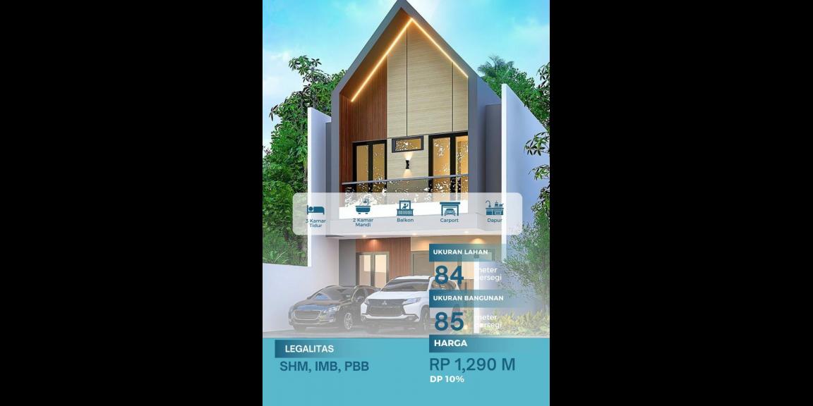 Rumah Scandinavian Pancoran Mas dekat Stasiun Depok Rumah Scandinavian Pancoran Mas dekat Stasiun Depok