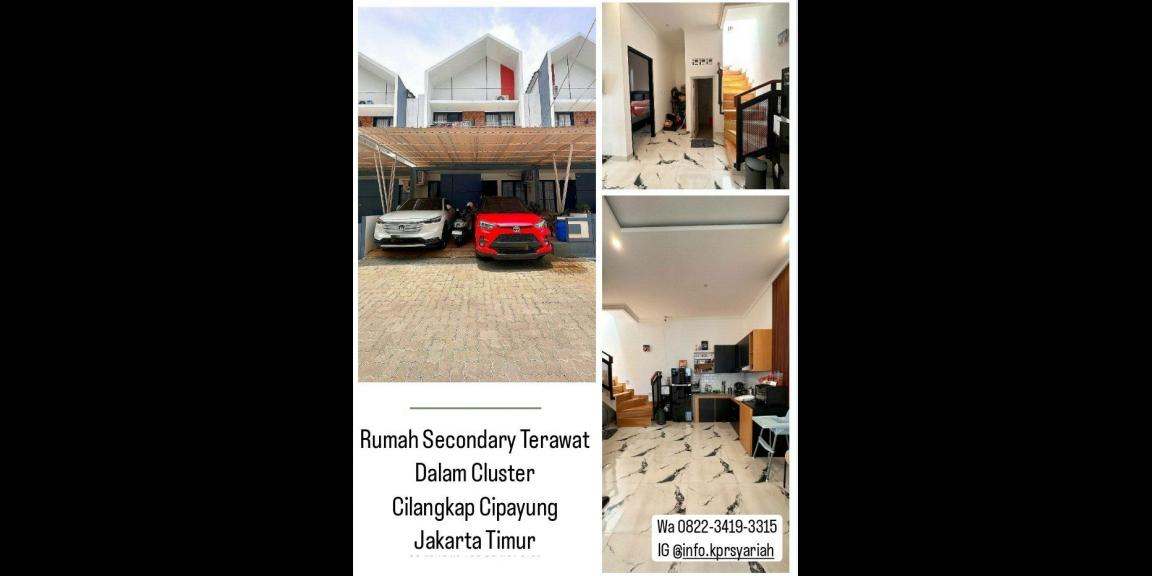 Rumah seken bonus furnish Cluster Cilangkap Cipayung Jakarta Timur  Rumah seken bonus furnish Cluster Cilangkap Cipayung Jakarta Timur