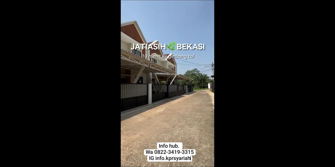 Hunian exclusive siap huni Jatiasih Bekasi dekat tol Hunian exclusive siap huni Jatiasih Bekasi dekat tol