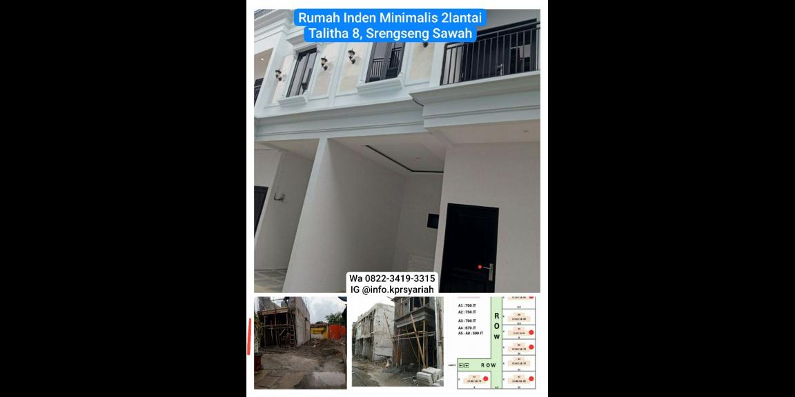 Rumah inden 2lantai Talitha 8 Srengseng Sawah Jagakarsa Jakarta Selatan Rumah inden 2lantai Talitha 8 Srengseng Sawah Jagakarsa Jakarta Selatan