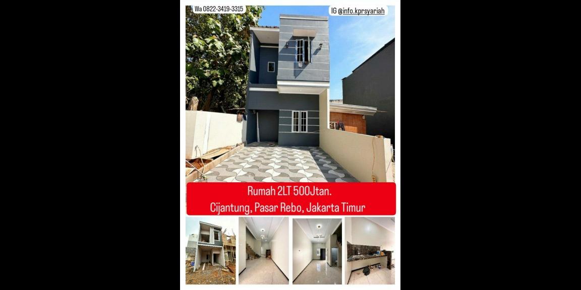 Rumah 2lantai 500jutaan Cijantung Pasar Rebo Jakarta Timur Rumah 2lantai 500jutaan Cijantung Pasar Rebo Jakarta Timur