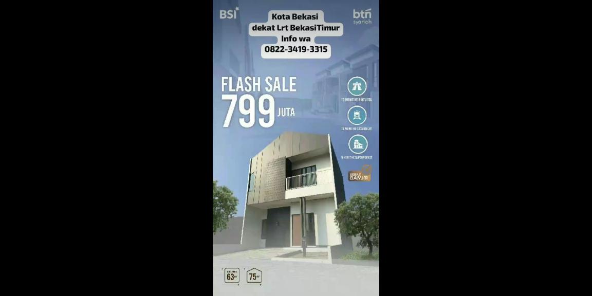 Hunian strategis dekat stasiun Lrt Bekasi Timur Hunian strategis dekat stasiun Lrt Bekasi Timur
