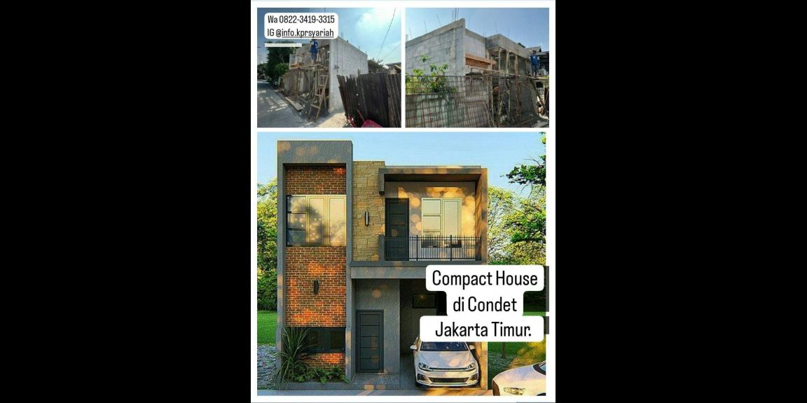 Rumah desain compact house di Condet Jakarta Timur Rumah desain compact house di Condet Jakarta Timur
