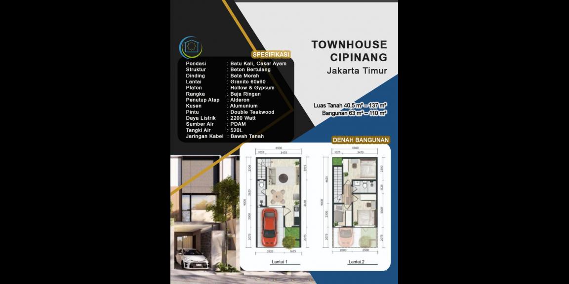 Rumah 2lantai modern di Cipinang Jakarta Timur Rumah 2lantai modern di Cipinang Jakarta Timur