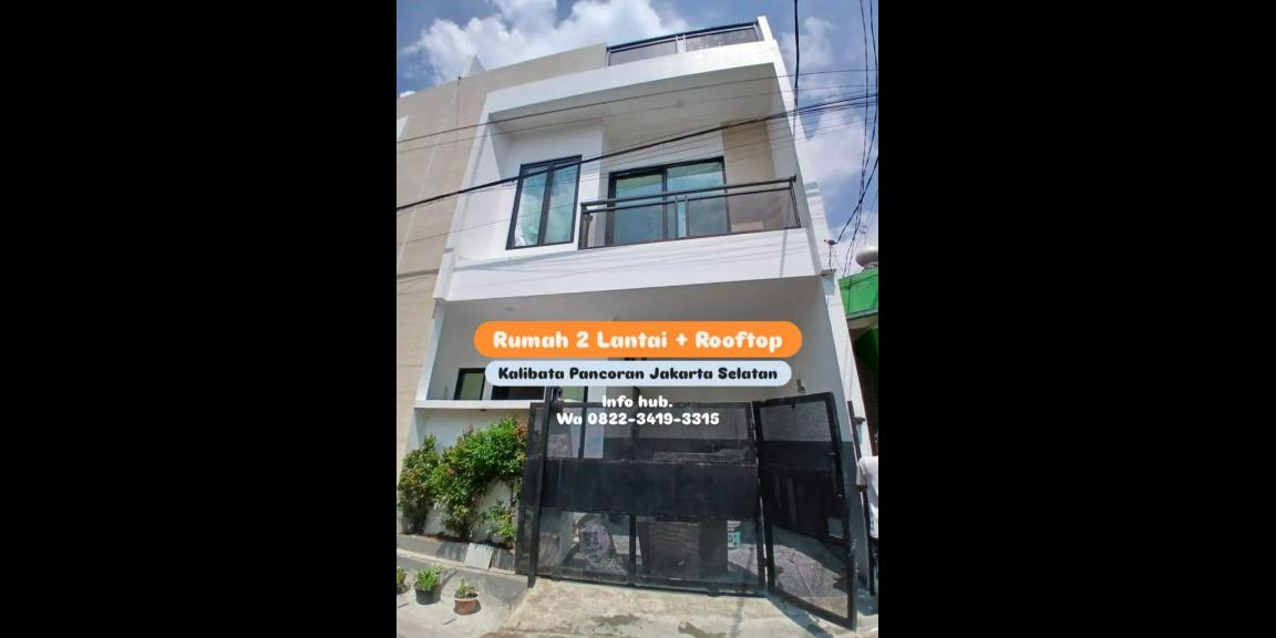 Rumah 2lantai bonus Rooftop di Kalibata Pancoran Jakarta Selatan Rumah 2lantai bonus Rooftop di Kalibata Pancoran Jakarta Selatan