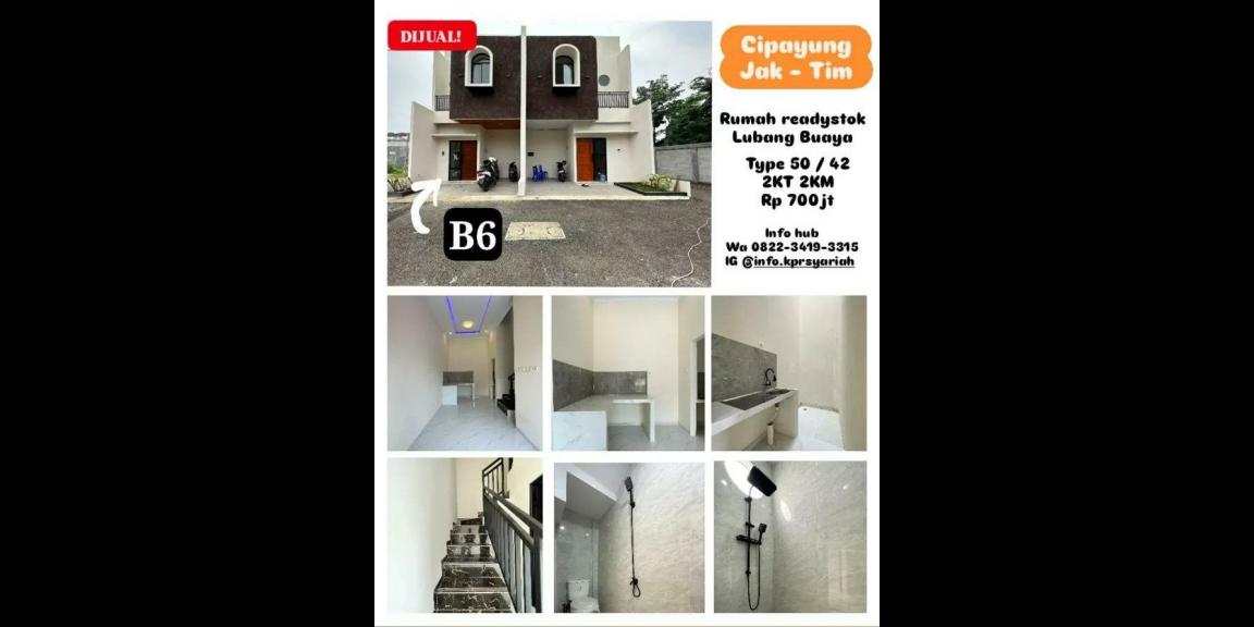 Rumah readystok di Lubang Buaya Cipayung Jakarta Timur  Rumah readystok di Lubang Buaya Cipayung Jakarta Timur
