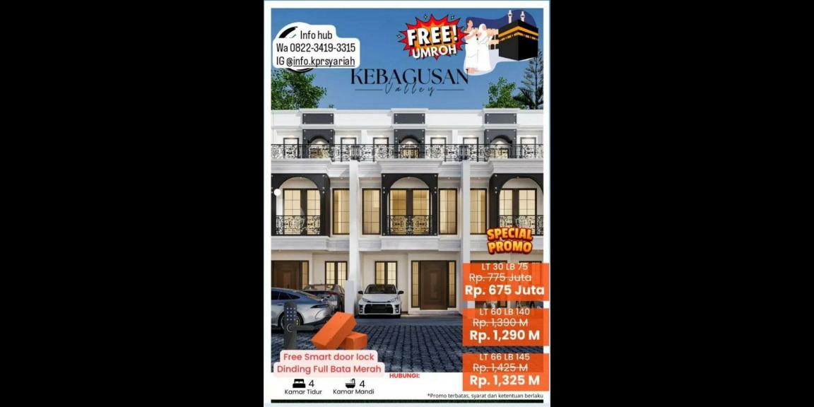 Rumah 2,5LT plus rooftop di Kebagusan Pasar Minggu Jakarta Selata Rumah 2,5LT plus rooftop di Kebagusan Pasar Minggu Jakarta Selata