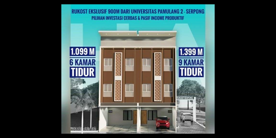 Rukost Serpong strategis dekat Univ Pamulang 2 Tangerang Selatan Rukost Serpong strategis dekat Univ Pamulang 2 Tangerang Selatan