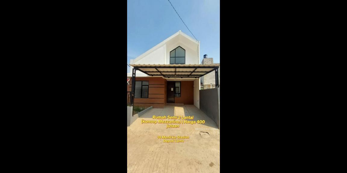 Rumah mezzanine semi dua lantai Cipayung Depok Rumah mezzanine semi dua lantai Cipayung Depok