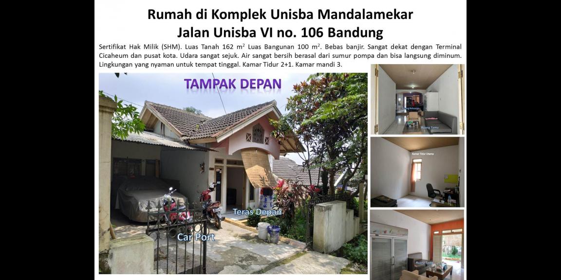 RUMAH TERMURAH DI KOTA BANDUNG Rumah Sejuk dan Nyaman RUMAH TERMURAH DI KOTA BANDUNG Rumah Sejuk dan Nyaman