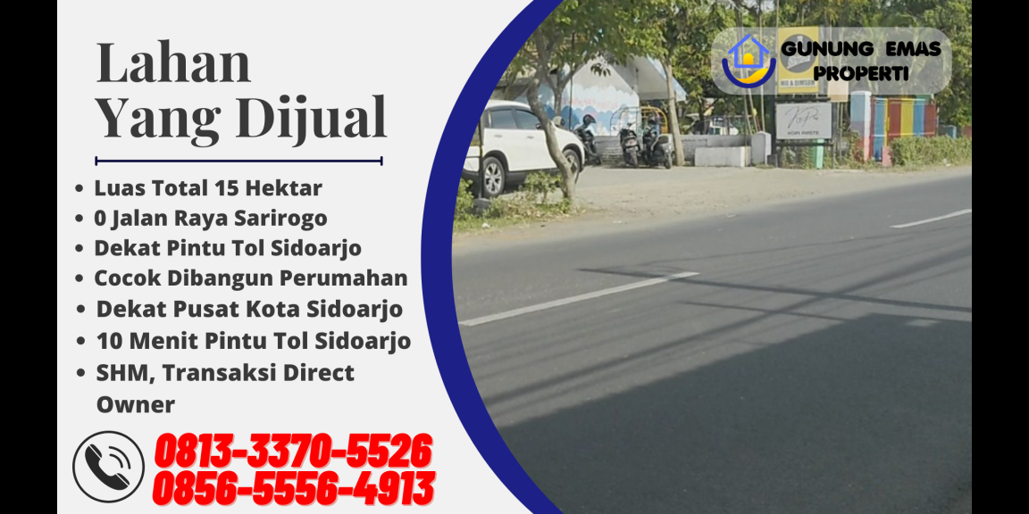 Jual Tanah Sidoarjo Kota Sarirogo Jual Tanah Sidoarjo Kota Sarirogo