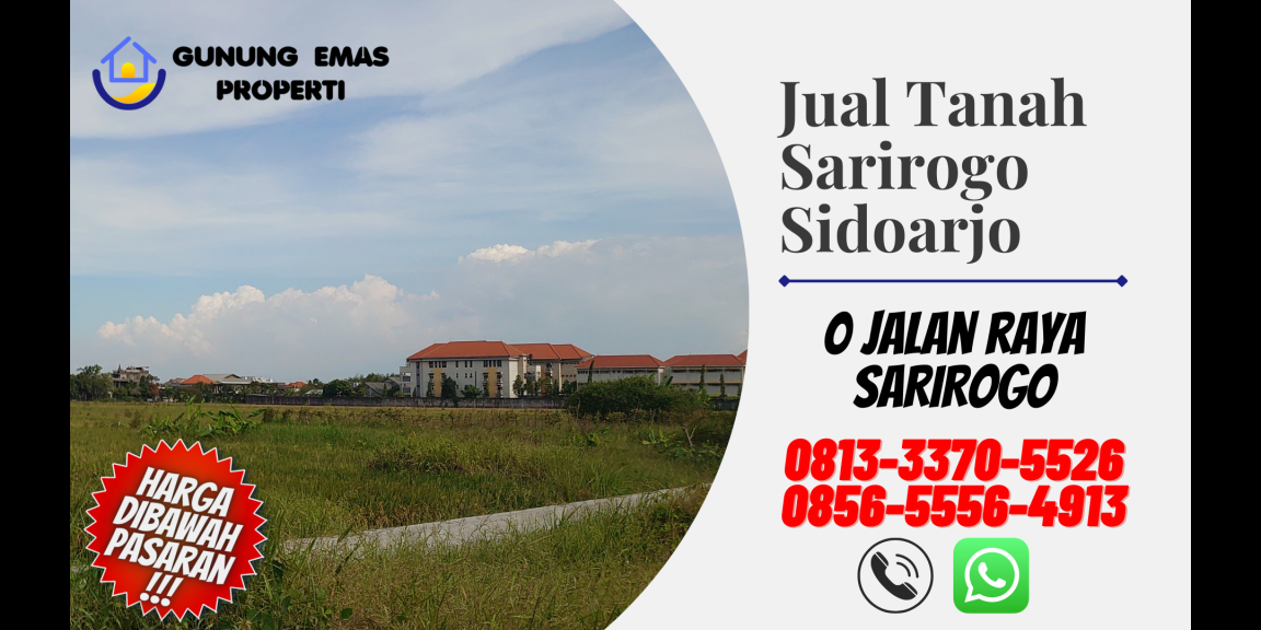 Jual Tanah Sidoarjo Kota Sarirogo Jual Tanah Sidoarjo Kota Sarirogo