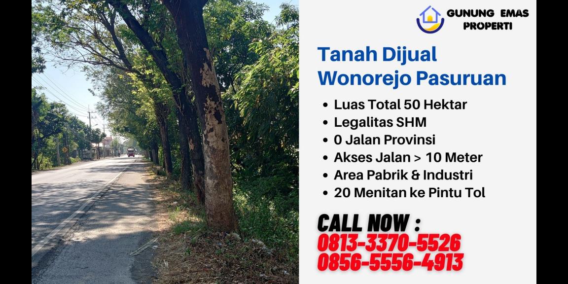 Jual Tanah di Pasuruan Area Pabrik & Industri Jual Tanah di Pasuruan Area Pabrik & Industri
