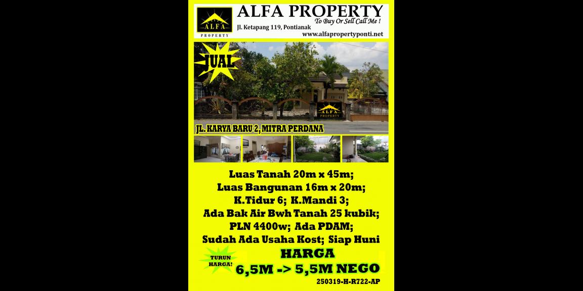 Rumah Mitra Perdana, Karya Baru 2, Pontianak, Kalimantan Barat Rumah Mitra Perdana, Karya Baru 2, Pontianak, Kalimantan Barat
