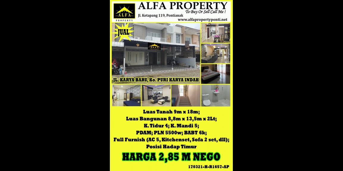 Rumah Puri Karya Indah, Pontianak, Kalimantan Barat Rumah Puri Karya Indah, Pontianak, Kalimantan Barat