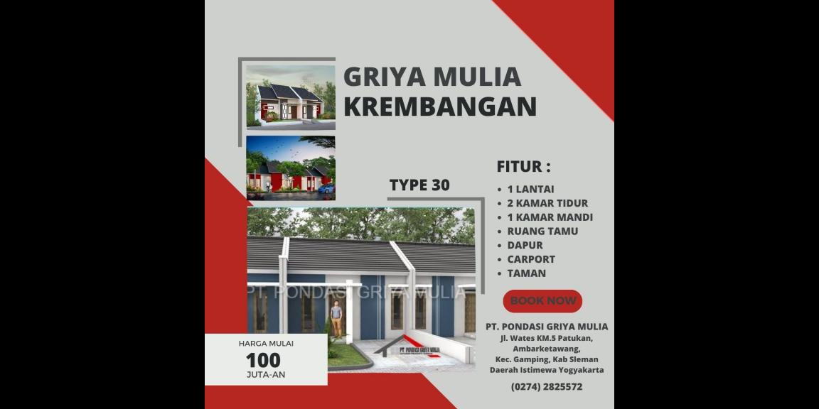Rumah Cluster Non Subsidi di Krembangan Panjatan Kulon progo Harga dibawah 200 Juta Rumah Cluster Non Subsidi di Krembangan Panjatan Kulon progo Harga dibawah 200 Juta